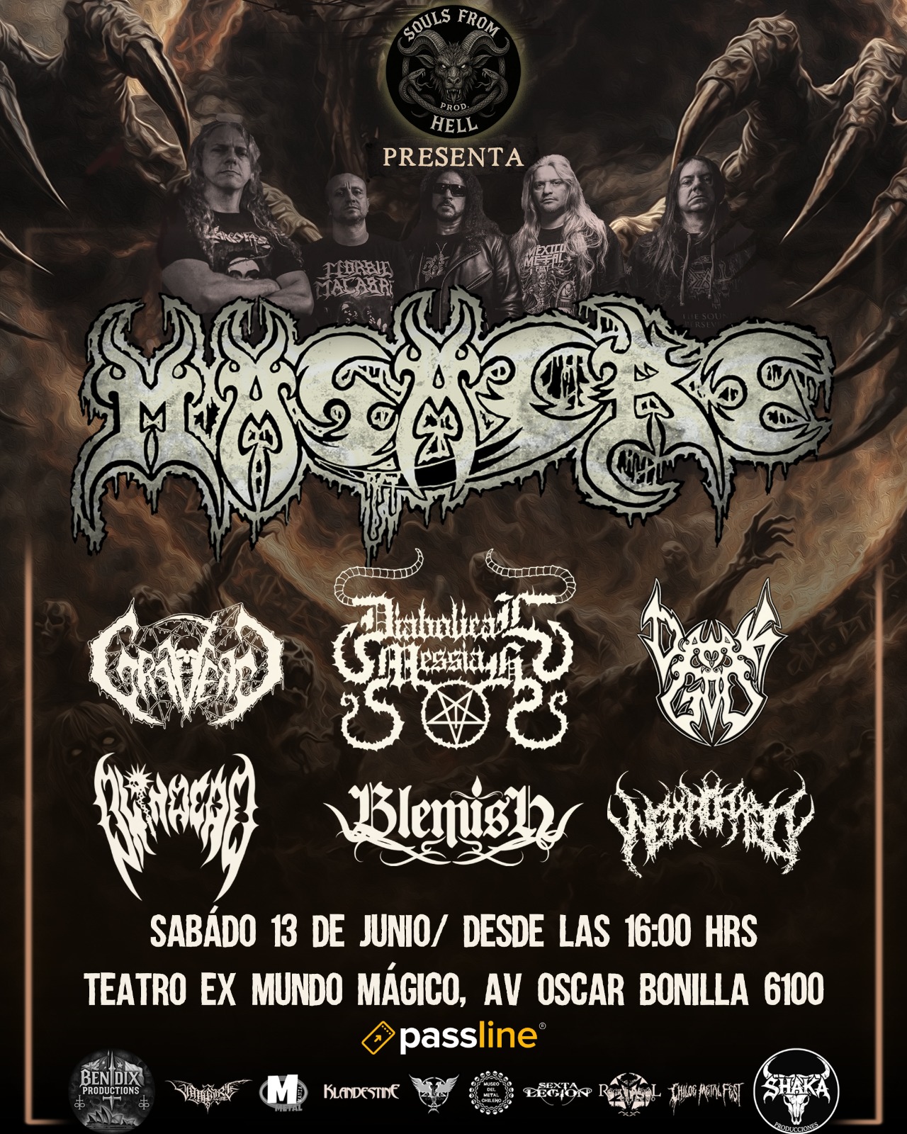 Desde Colombia: Masacre regresa a Chile con dos fechas